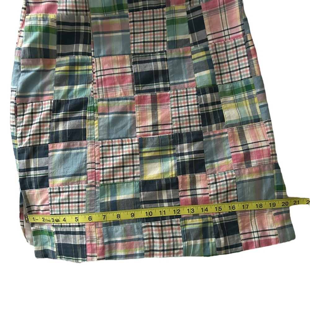 TAILOR New York Cotton Madras Plaid Sleeveless Dress. Size: 6. $40. - Picture 10 of 10